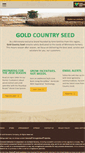 Mobile Screenshot of goldcountryseed.com
