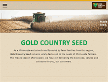 Tablet Screenshot of goldcountryseed.com